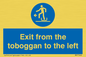 MP7546: Exit from the toboggan to the left