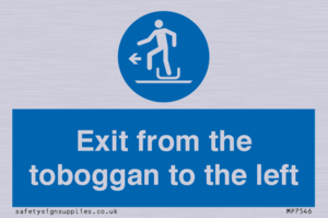 MP7546: Exit from the toboggan to the left