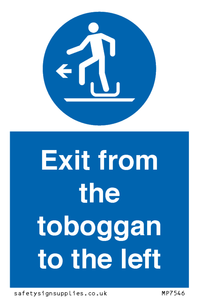 MP7546: Exit from the toboggan to the left