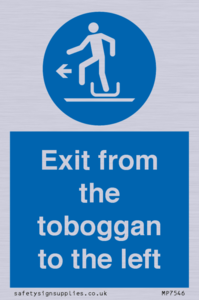 MP7546: Exit from the toboggan to the left