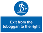 MP7547: Exit from the toboggan to the right