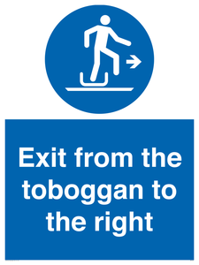 MP7547: Exit from the toboggan to the right