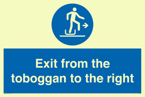 MP7547: Exit from the toboggan to the right