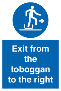 MP7547: Exit from the toboggan to the right