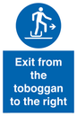 MP7547: Exit from the toboggan to the right
