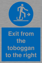 MP7547: Exit from the toboggan to the right