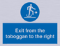MP7547: Exit from the toboggan to the right