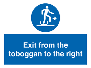 MP7547: Exit from the toboggan to the right