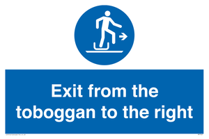 MP7547: Exit from the toboggan to the right