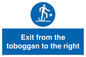 MP7547: Exit from the toboggan to the right