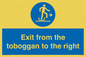 MP7547: Exit from the toboggan to the right