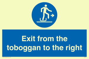 MP7547: Exit from the toboggan to the right