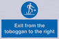 MP7547: Exit from the toboggan to the right