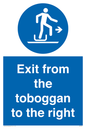 MP7547: Exit from the toboggan to the right