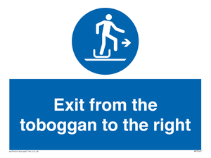 MP7547: Exit from the toboggan to the right
