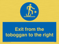 MP7547: Exit from the toboggan to the right