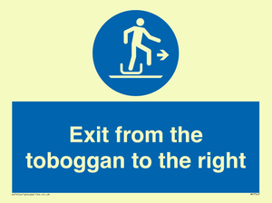 MP7547: Exit from the toboggan to the right