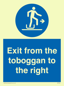 MP7547: Exit from the toboggan to the right