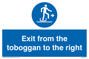 MP7547: Exit from the toboggan to the right