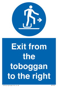 MP7547: Exit from the toboggan to the right