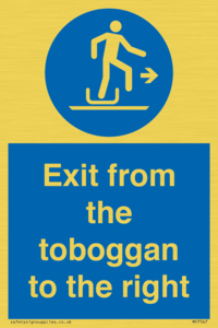 MP7547: Exit from the toboggan to the right