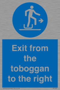 MP7547: Exit from the toboggan to the right