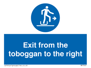 MP7547: Exit from the toboggan to the right
