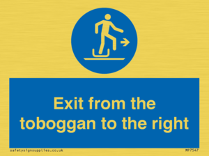 MP7547: Exit from the toboggan to the right