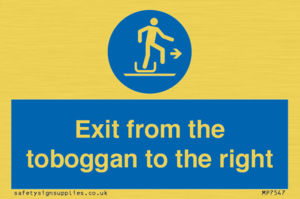 MP7547: Exit from the toboggan to the right