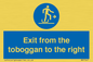 MP7547: Exit from the toboggan to the right