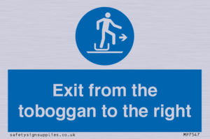 MP7547: Exit from the toboggan to the right
