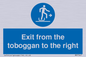MP7547: Exit from the toboggan to the right
