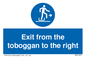 MP7547: Exit from the toboggan to the right