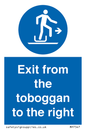 MP7547: Exit from the toboggan to the right