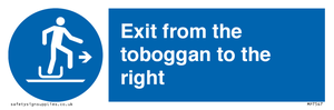 MP7547: Exit from the toboggan to the right