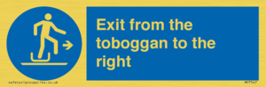 MP7547: Exit from the toboggan to the right