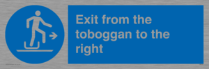 MP7547: Exit from the toboggan to the right
