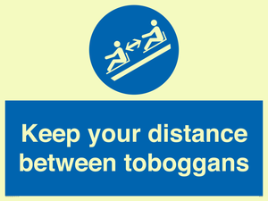 MP7548: Keep your distance between toboggans