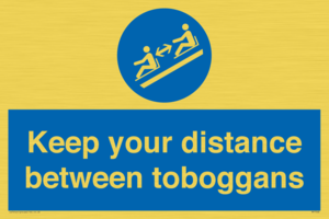 MP7548: Keep your distance between toboggans