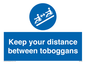 MP7548: Keep your distance between toboggans