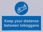 MP7548: Keep your distance between toboggans
