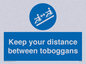 MP7548: Keep your distance between toboggans