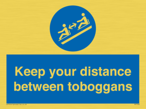 MP7548: Keep your distance between toboggans