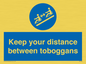 MP7548: Keep your distance between toboggans