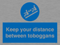 MP7548: Keep your distance between toboggans