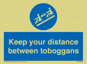 MP7548: Keep your distance between toboggans