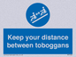 MP7548: Keep your distance between toboggans