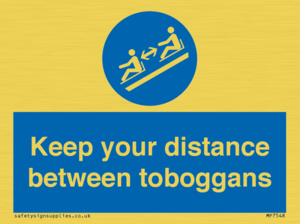 MP7548: Keep your distance between toboggans