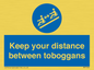 MP7548: Keep your distance between toboggans