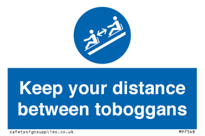 MP7548: Keep your distance between toboggans